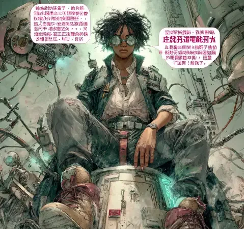 歪歪漫画阅读指引示意图，展示从题材方向进入条目并查看字段信息的查阅路径